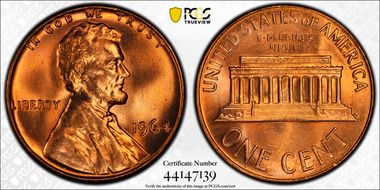 1964 1C MS66RD