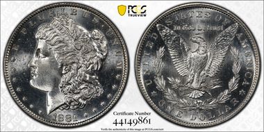 1881-S $1 MS64
