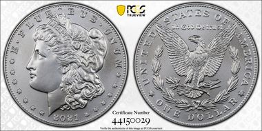 2021-D $1 Morgan Dollar 100th Anniversary First Strike MS70