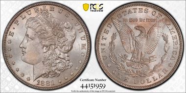 1881 $1 MS64