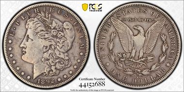 1892-S $1 VF30