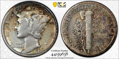 1938-S 10C VF20