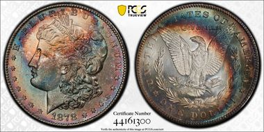 1878-S $1 MS64