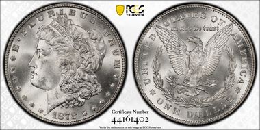 1878 7TF $1 Reverse of 1878 MS66+