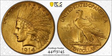 1914 $10 MS61