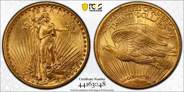 1922 $20 MS62