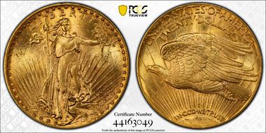 1915-S $20 MS64