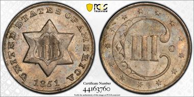 1851-O 3CS MS65