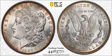 1896 $1 MS65+