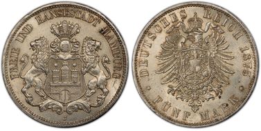 1875-J 5 Mk J-62 MS64
