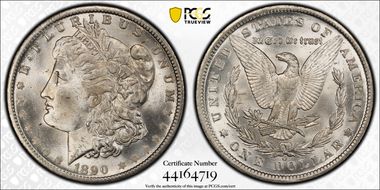 1890-O $1 MS64