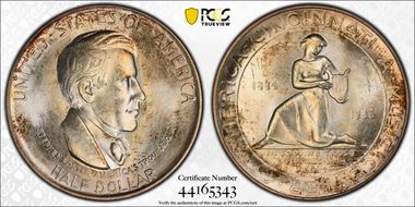 1936-D 50C Cincinnati MS66