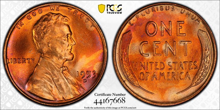 Cert 44167668 - Coin Image