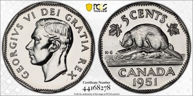 1951 5C High Relief SP67