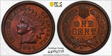 1894 1C MS65BN