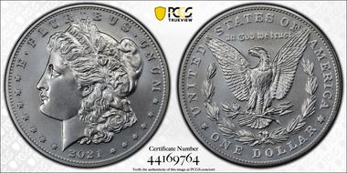2021-S $1 Morgan Dollar 100th Anniversary First Strike MS69