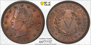 1897 5C MS66