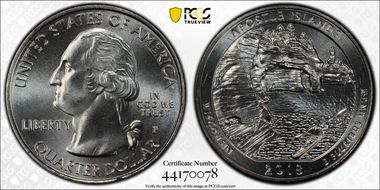 2018-P 25C Apostle Islands NP MS67