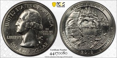 2018-S 25C Apostle Islands NP MS65