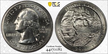 2018-S 25C Apostle Islands NP MS65