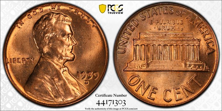 Cert 44171303 - Coin Image