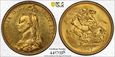 1887 £2 S-3865 MS63+