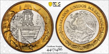 2006-Mo 100 P Guanajuato MS66