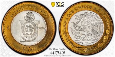 2004-Mo 100 P Oaxaca MS67