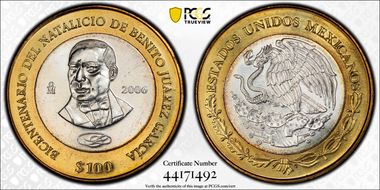 2006-Mo 100 P 200th Anniv Garcia MS65