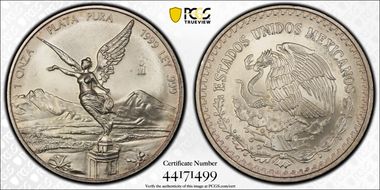 1999-Mo Onza Libertad Ag MS68