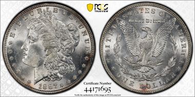 1887 $1 MS64