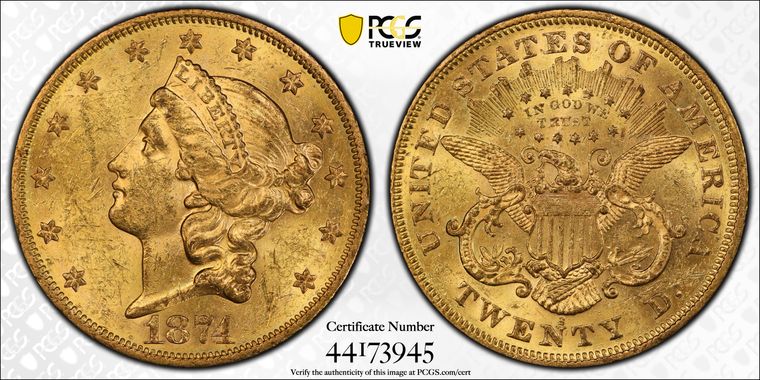 Cert 44173945 - Coin Image