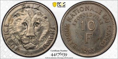 1965 P10 Fr LeVan-65L5 Essai CuNi SP64