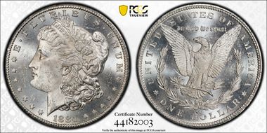 1884-CC $1 MS62+