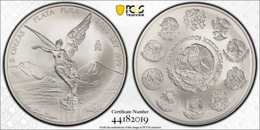 2020-Mo 5 Onza Libertad Ag MS69