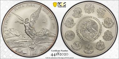 2015-Mo 2 Onza Libertad Ag MS69