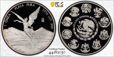 2016-Mo Onza Libertad Ag PR69DCAM