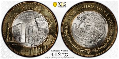 2006-Mo 100 P Morelos MS66