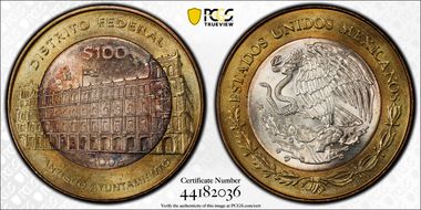 2006-Mo 100 P Distrito Federal MS67