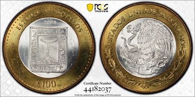 2004-Mo 100 P Morelos MS66