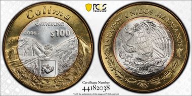2006-Mo 100 P Colima MS66