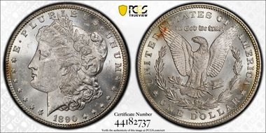 1890-CC $1 MS62