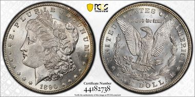 1890-CC $1 MS62