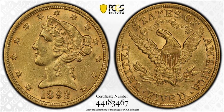 Cert 44183467 - Coin Image