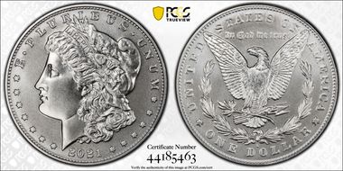 2021-D $1 Morgan Dollar 100th Anniversary MS70