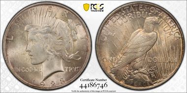 1923 $1 MS62