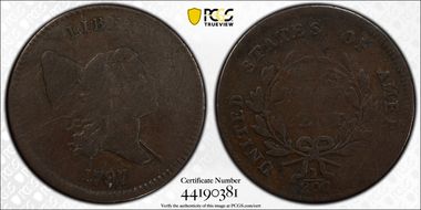 1797 1/2C C-1, 1 Above 1 VG10BN