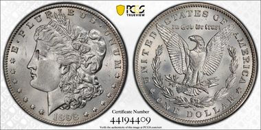 1898-O $1 AU58