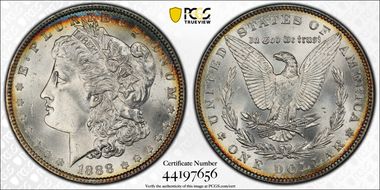 1888 $1 MS66+