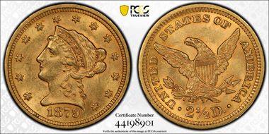 1879 $2.50 MS62